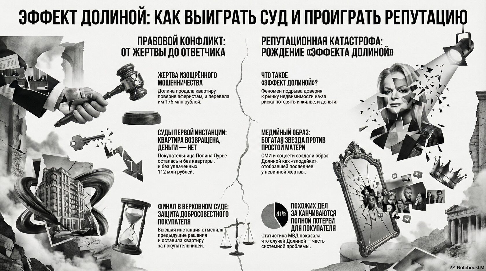 «Эффект Долиной»: юридический спор о квартире, ставший репутационной катастрофой